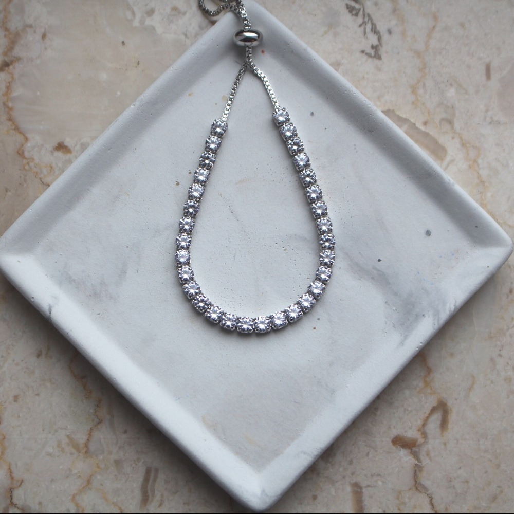 Silver Tennis Bracelet